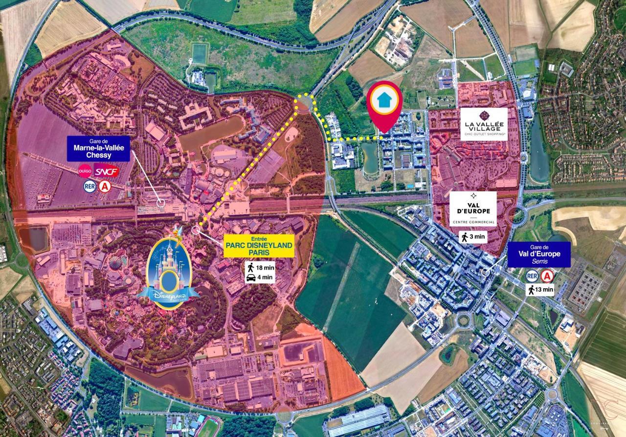 Disneyland-Paris, Studio 2 Pers, Wifi سيري المظهر الخارجي الصورة